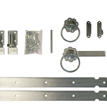 Poortbeslag t.b.v. hekpoorten en houten deuren | incl. duimen