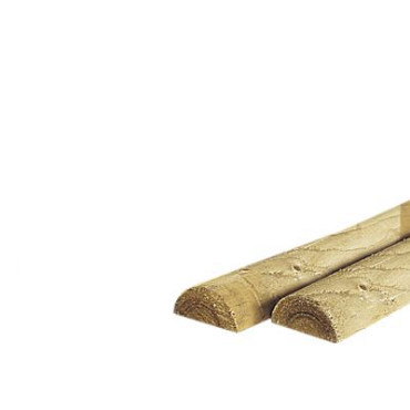Halfronde Regel twee zijden haaks gekort Ø 7x250cm