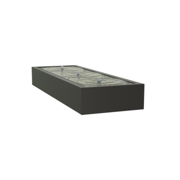 Aluminium Watertafel 3000x1000x400mm (AB4)