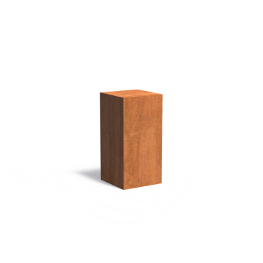 Sokkel 500x500x1000mm Corten 2mm (CK2)