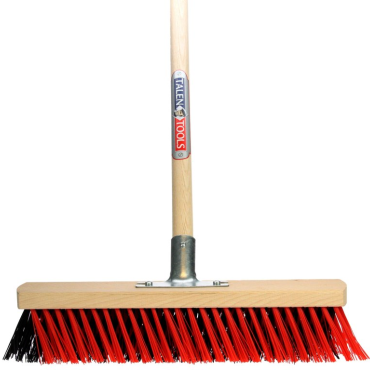 X-bezem buiten kunststof haren incl. steel