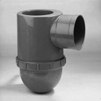 Riool Sifon Ø110mm PVC (te gebruiken in combinatie met Hexaline onderuitloop)