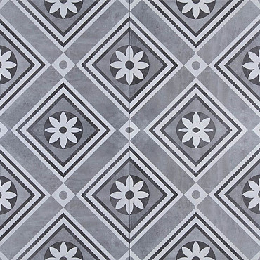 GeoCeramica® 60x60x4cm Concreet Flower Decorate