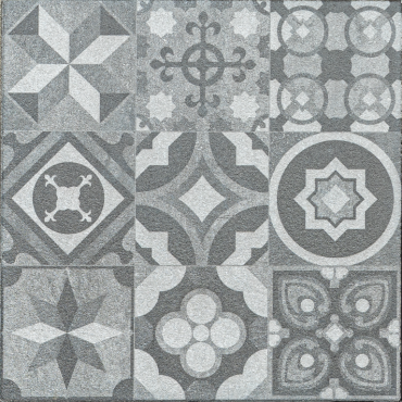 GeoProArte® Mosaic 60x60x4cm Grey Deco