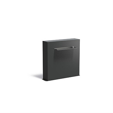 Aluminium Muur vrijstaand 1000x250x1000 (VM2.6.600 (incl waterval 600 + pomp))