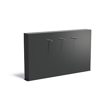 Aluminium Muur vrijstaand 2000x250x1200 (VM2.3.3 (incl. waterval en pomp)
