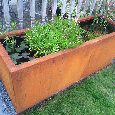 Vijverbak Corten 5000x1000x400mm 3mm (VC2.1)