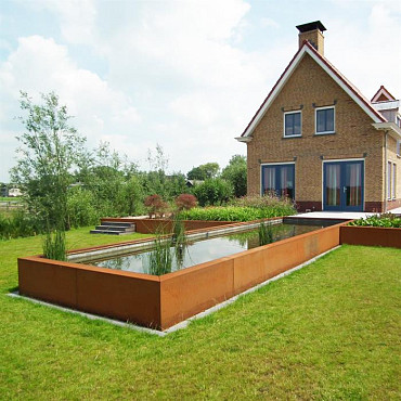 Vijverbak Corten 5000x1000x400mm 3mm (VC2.1)