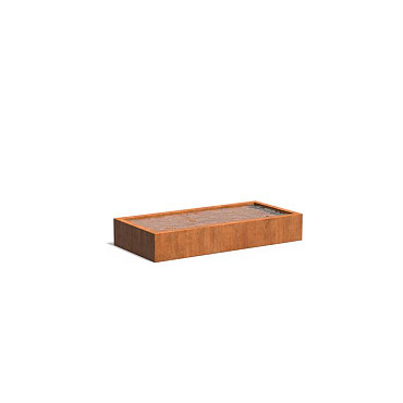 Vijverbak Corten 2500x1250x400mm 3mm (VC8.1)