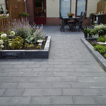 Linia Excellence stapelblok 15x15x60cm Grijs/Zwart