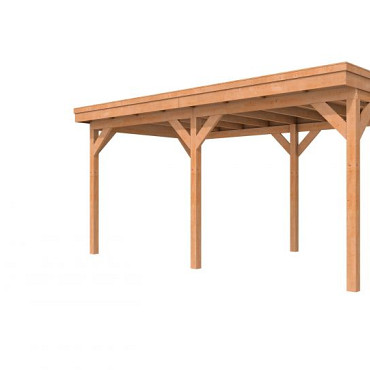 Douglasvision DHZ Buitenverblijf 700x300cm kleurloos geïmpregneerd
