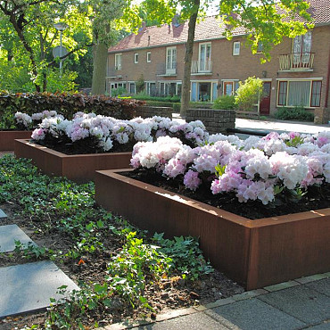 Carrez ZONDER BODEM 1200x1200x400mm Corten 2mm (CAW4.3)