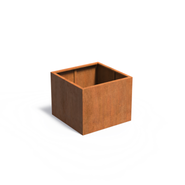 Carrez ZONDER BODEM 1000x1000x800mm Corten 2mm (CAW5.1)