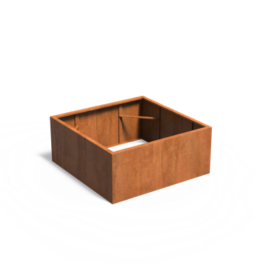 Carrez ZONDER BODEM 1400x1400x600mm Corten 2mm (CAW3.2)