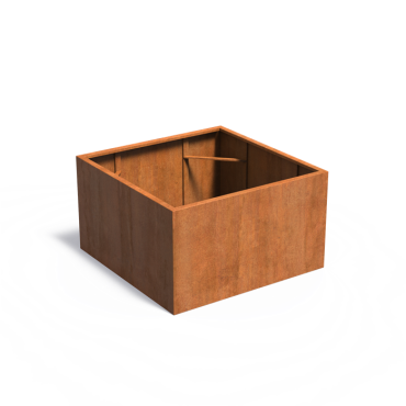 Carrez ZONDER BODEM 1400x1400x800mm Corten 2mm (CAW3.1)