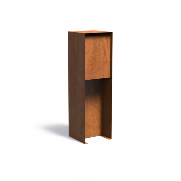 Brievenbus Corten Flyn 350x350x1150mm (LFC1.1)