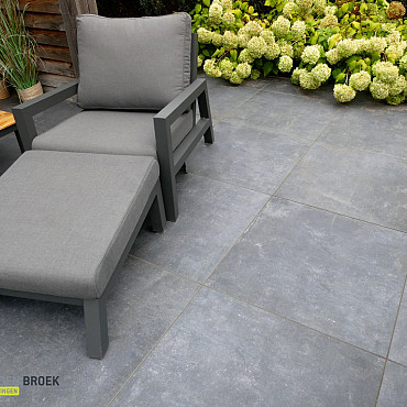 Keramische tegel Absolute Nero 80x80x2cm