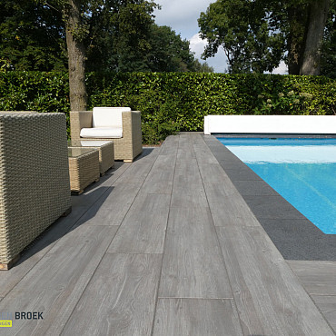 Keramische tegel Woodlook Grey Wash 30x120x2cm