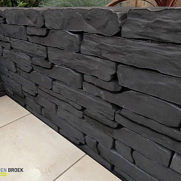 Stone Walling 42x18x8cm Antraciet