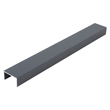 Aluminium U-profiel, 200 cm lang, (5 cm)