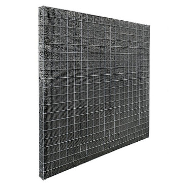 Grindkorf m100 - maas 100x100 met binnengaas - 200x200x10cm