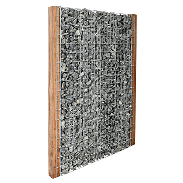 Steenschutting m50x100 paal 90x90 - maas 50x100 - 120x200x9cm