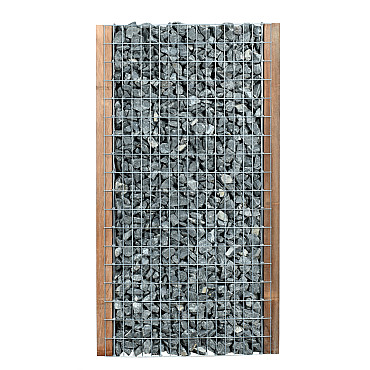 Steenschutting m50x100 paal 90x90 - maas 50x100 - 90x180x9cm