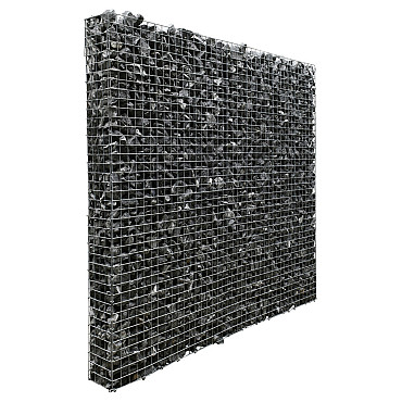 Gekramde steenkorf m50 -  maas 50x50 - 200x200x20cm