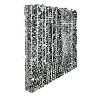 Gekramde steenkorf m50 - maas 50x50 - 180x180x20cm