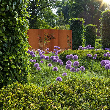 Corten Paneel Abstract 1100x50x1800mm (CPA4)