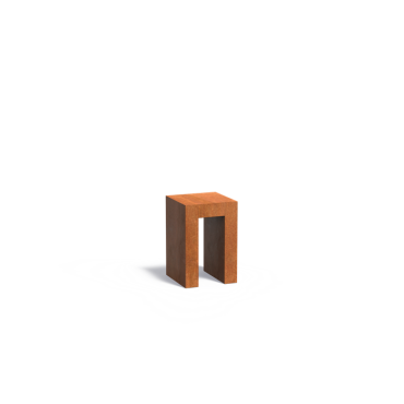 U-Sokkel 400x400x600mm Corten 2mm (CKU8)