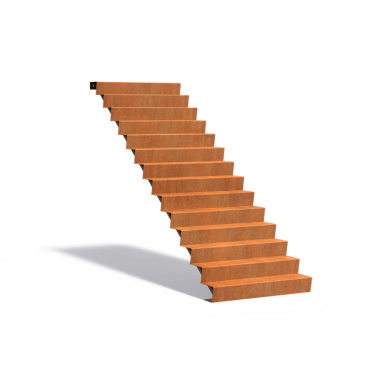 Trap 1250x2400x2380mm Corten 3mm (CST14.2)