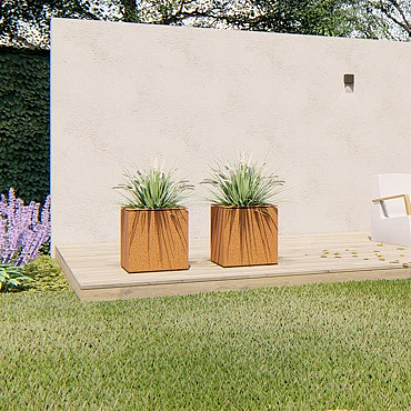 Domus 1000x1000x800mm Corten (DOC1)