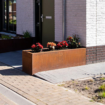 CARREZ CONNECT zonder bodem 600x600x600mm Corten (CAWC8)
