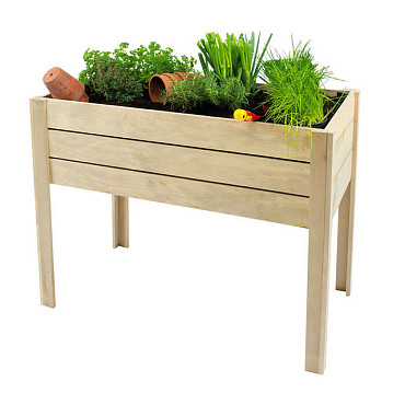 Minigarden op poten 80x100x50cm geïmpregneerd grenen