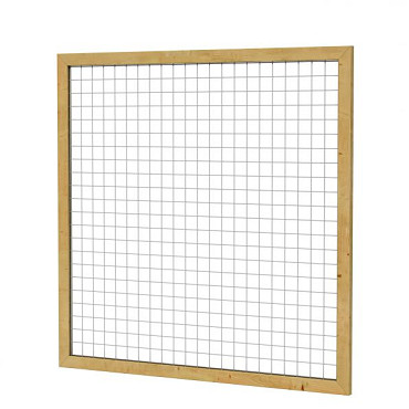 Grenen betonijzertrellis met maas 75x75cm in Raamwerk 44x68cm 180x180cm groen geïmpregneerd