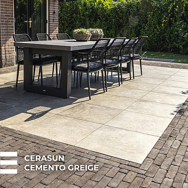 Cerasun Cemento Greige 60x60x4cm