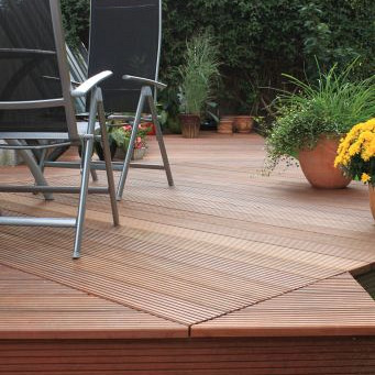 Terrasplank Mukulungu - Afrikulu 25x145mm grof/glad P107 | 305cm