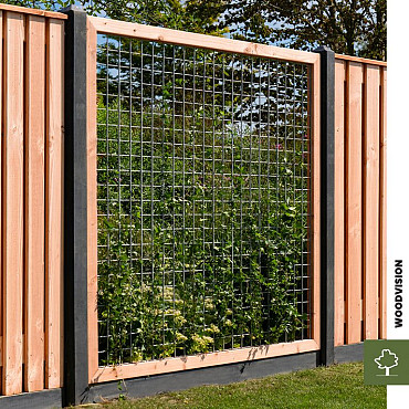 Douglas geschaafd plankenscherm 21-planks 16mm 180x180cm tbv betonsysteem onbehandeld