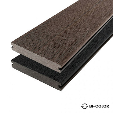 WPC 22,5x138mm Fiberdeck Vintage Bi-Color Graphite / Wenge 500 cm