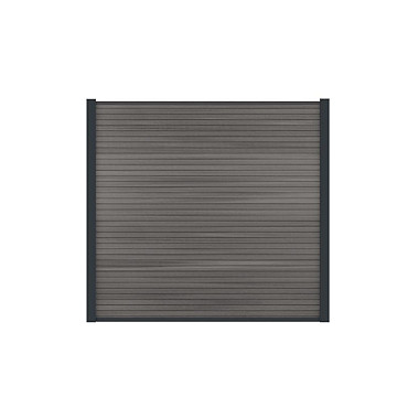 Boston WPC Fence Board Modern 21x160mm L-178cm | Dark Grey