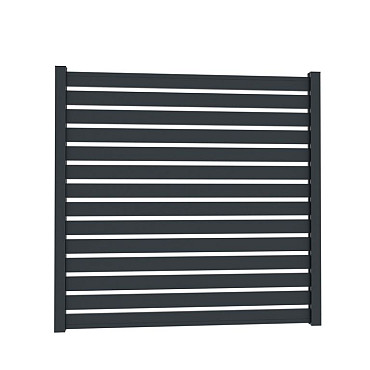 Boston Aluminium Fence Board Open 21x100mm L-178 cm RAL7016