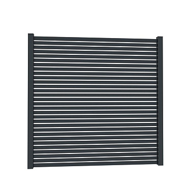 Boston Aluminium Lamel Open 21x45mm L-178 cm RAL7016