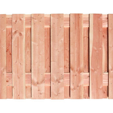 Douglas fijnbezaagd plankenscherm 19-planks 15mm 180x90cm t.b.v. betonsysteem onbehandeld