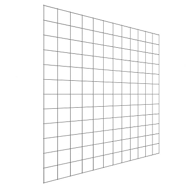 Gaaspaneel met maas 15x15cm stekloos, verzinkte draad, 180x180cm