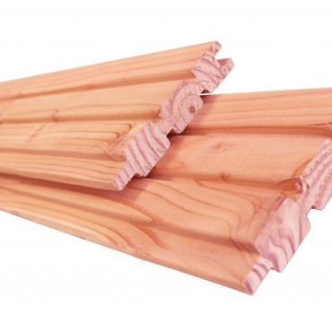 Douglas geschaafd triple profielplank 2,7x14,5x400cm onbehandeld | 2-zijdig