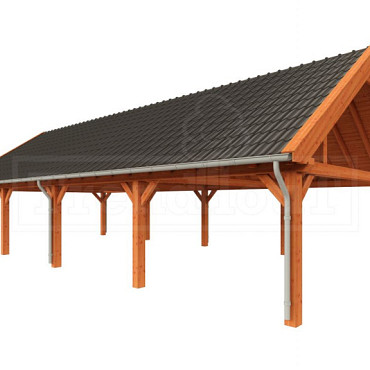 Buitenverblijf Zadeldak XXL 15050x7000x5000mm (bxdxh)
