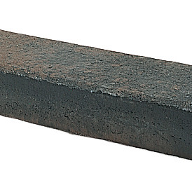 Betonbiels 12x20x120 cm bruin/Zwart