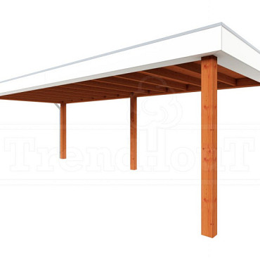 Buitenverblijf Verona model links 7500x3350x2500mm (bxdxh)