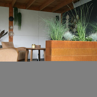 Bloembak Modulair - 150x120x56 cm Corten